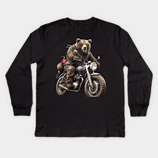 Grizzly Bear Patrols Kids Long Sleeve T-Shirt